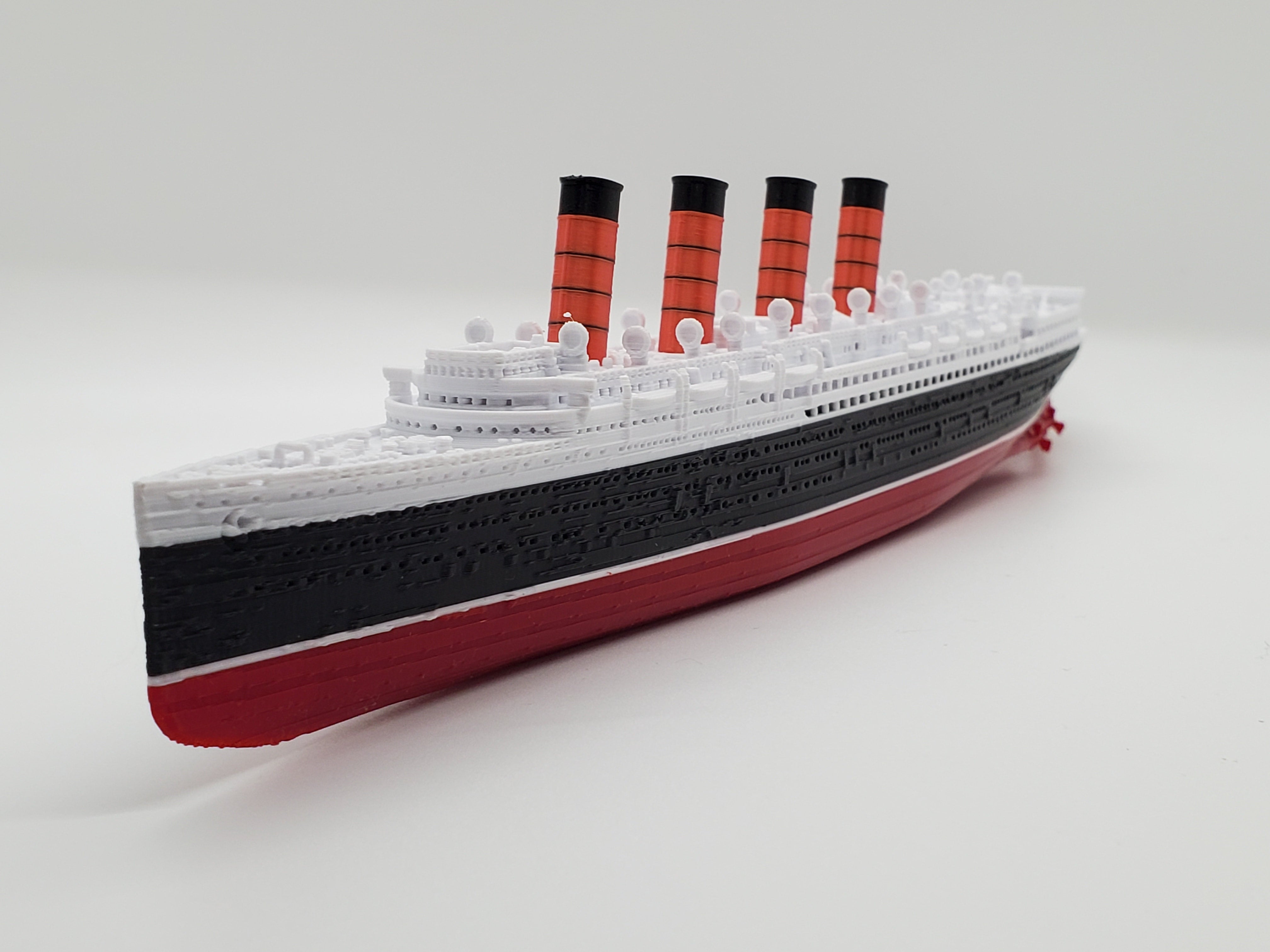 Rms Carpathia World Of Warships Lego Sets RMS Mauretania Model